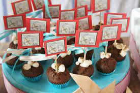 Kara S Party Ideas Vintage Airplane Baby Shower Ideas Supplies Idea Decorations Boy