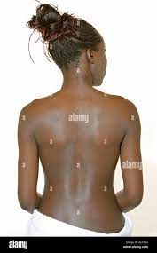 Farbige Frau nackt, Backview of a nude black woman Stock Photo - Alamy