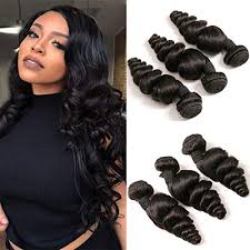 Loose wave textures are very comparable to body wave bundles. Daimer Brazilian Loose Wave Bundles 14 16 18 Inch 3 Pcs Virgin Unprocessed Human Hair Weave Extensions Natural Color Walmart Canada
