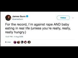 Jun 16, 2021 · james gunn's provocative nature has landed him in hot water on twitter in the past, but this time he seems to have pissed off a fellow (well, former) marvel alum for a far less offensive series of. Read James Gunns Tweets That Caused Disney To Fire Him From Guardians Of The Galaxy Youtube