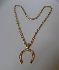 Check spelling or type a new query. Yellow Gold Rope Chain Necklace With A Large Horseshoe Catawiki