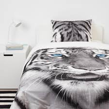 Buy tiger duvet cover and get the best deals at the lowest prices on ebay! Urskog Tiger Grey Quilt Cover And Pillowcase 150x200 50x80 Cm Ikea