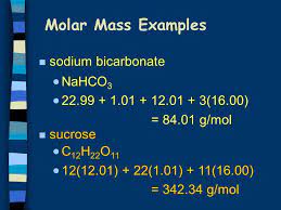 What Is The Mole Molar Mass Ppt Download