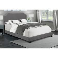 A handcrafted hardwood frame is the basis for the * this bed is built with a platform set up. Upholstered Panel Bed Kyara Rexfair