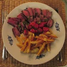 We did not find results for: Cold Sirloin Steak In Thin Slices With Pan Fried Tomatoes And Crispy Double Fried Chips Tony Anthony J Sargeant