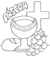 Simbolos Da Pascoa Para Colorir E Imprimir Artesanato Passo A Passo