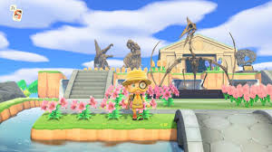 Anybody Playing Animal Crossing I Set Up A Good Ole Rematch Between T Rex And Spino Beside My Museum In 2020 Animal Crossing Animal Crossing 3ds Animal Crossing Qr