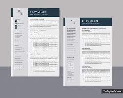 A comprehensive bank of superb two page cv template designs. Professional Cv Template For Microsoft Word Curriculum Vitae 1 Page 2 Page 3 Page Resume Job Winning Resume Modern And Creative Resume Template Design Teacher Resume Best Resume Instant Download Thedigitalcv Com