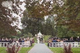 Kayla Dave S Linden Place Fall Wedding In Bristol Ri Linden Place Wedding Outdoor Ceremony