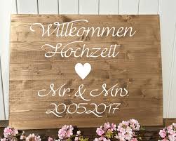 Hochzeitsdeko Willkommen Schild Zur Hochzeit Mit Wunschtext Ein Designerstuck Von Craftsanddeco Bei Dawanda Ideen Fur Die Hochzeit Hochzeit Hochzeitsdeko