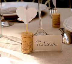 Porte Nom Coeur Original Bouchon De Liege Deco Mariage Vin Deco Mariage Bois Nom De Table Mariage