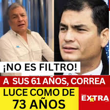 Después de la primera vuelta parece que a Rafael Correa se le cayeron los  años y los comentarios en redes que parece que tuviera más años de los que  tienen se hacen
