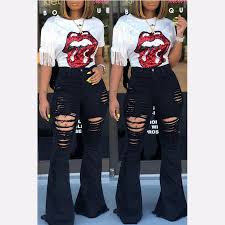 Vous connaissez certainement le jean flare. Promotion Jeans Evases En Bas Vente Jeans Evases En Bas 2020 Sur Fr Dhgate Com