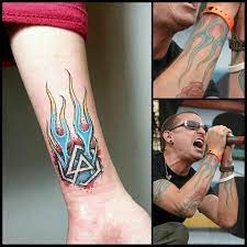 This Tattoo Was Done By Moaji 13ink Tattoo Lp Tattoo Linkin Park Tattoo Ideas Tattoos
