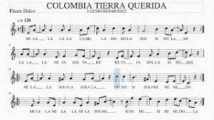 Colombia tierra querida notas faciles gracias. Colombia Tierra Querida Flauta Dulce Con Notas Youtube