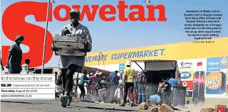 There was widespread looting and damage to property, leaving at least two people dead and another critically wounded. Fake Goods Spark Looting Pressreader