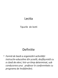 (a) introductiva (pentru captarea atentiei si reactualizarea. Prezentare Lectia Ppt