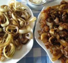 In a large skillet melt 2 tbsp. Frying Onions Start Cooking
