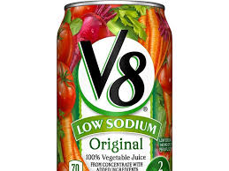 low sodium vegetable juice nutrition