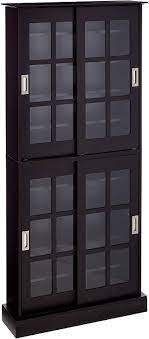 Maybe you would like to learn more about one of these? Buy Atlantic Windowpane Multimedia Storage Cabinet Tempered Glass Pane Style Sliding Doors Stores 720 Cds 288 Dvds 144 Cds Or 348 Blu Rays Adjustable Shelves 71 5 X 32 X 9 5 Inches Pn In Espresso Online In Turkey B007m4df0o