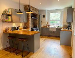 This will free up the small living room decor space below your counters and allow you to set up a small bar area without taking up any additional room. The Top 54 Kitchen Bar Ideas Interior Home And Design