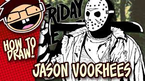 Friday the 13th is an american horror franchise that comprises twelve slasher films, a television series, novels, comic books, video games, and tie‑in merchandise. How To Draw Jason Voorhees Narrated Easy Step By Step Drawing Tutorial Happy Halloween