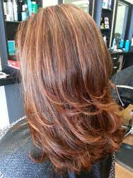 Redhead Long Layers Copper Highlight Auburn Hair Brown Hair With Auburn Highlights Hair Fixing