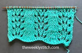 The instructions included in this free knitting pattern is for two sizes. Old Shale Variation The Weekly Stitch