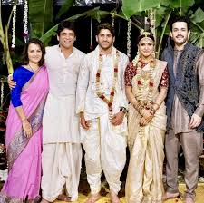 Beautiful Family Indian Wedding Reception Outfits Samantha Marriage Samantha Wedding