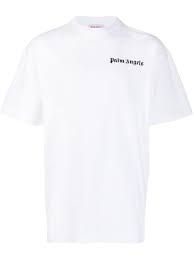Black And White Angels Logo Palm Angels Two Pack White Black New Basic T Shirt Modesens In 2020 Angels Logo Palm Angels Print T Shirt