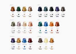 42 factual nespresso capsules color chart