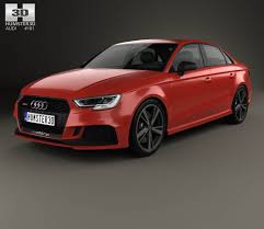 3d Model Of Audi Rs3 Sedan 2017 Audi Rs3 Audi Audi A3 Sportback