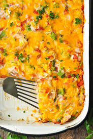 This is a slightly modernized take on the very traditional southern chicken casserole jennifer nettles's mother likes to make. King Ranch Chicken The Seasoned Mom