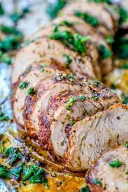 Sprinkle pork evenly with paprika, 1/4 teaspoon salt, pepper, and cumin. The Best Baked Garlic Pork Tenderloin Recipe Ever Garlic Pork Tenderloin Recipe Tenderloin Recipes Pork Loin Recipes Oven