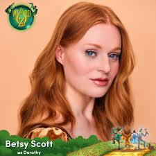 Meet our cast for The Wizard of Oz, pt. 1 🌈✨ ✦ Betsy Scott as Dorothy:  Betsy Scott is a Musical Theatre graduate of Carnegie Mellon University,  and lives full time in
