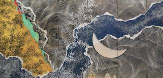 Star Festival Approx 1968 Kayama Matazo Six Panel Screen Ink Color Gold And Silver On Silk Saint Louis Art Museum Art Colorful Art St Louis Art Museum