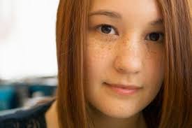 A Freckled Redhead Of East Asian Ethnicity Beautiful Redhead Asian Redhead Asian Beauty