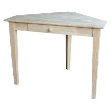 Corner Computer Desk Unfinished International Concepts Corner Writing Desk Unfinished Furniture Furniture