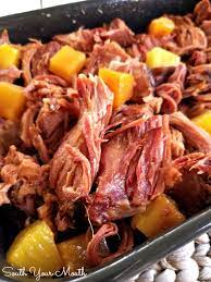Slow Cooker Hawaiian Ham A Super Easy Crock Pot Recipe With Ham Brown Sugar And Pineapple Serve Crockpot Recipes Slow Cooker Recipes Crockpot Recipes Easy