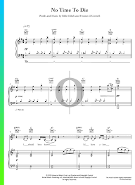 Billie Eilish No Time To Die Piano Unterhaltung