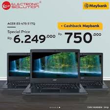 All global and local brands here. Promo Laptop Acer At Electronic Solution April 2018 Living World Alam Sutera