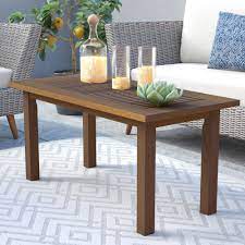 West park aluminum outdoor patio coffee table. Outdoor Coffee Tables Wayfair