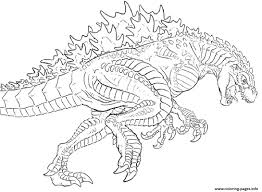 Godzilla is a monster of japanese cinema and an emblematic figure of popular culture. Godzilla 2000 Millennium Coloring Pages Printable