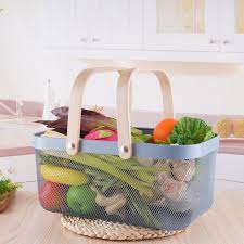 5 out of 5 stars with 1 ratings. Ikea Factory Rectangular Wooden Handle Fruit Basket Wrought Iron Portable Storage Basket Wire Mesh Fruit Basket Kitchen Vegetable Basket Shopee Philippines