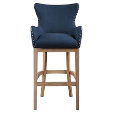 Uttermost 23317 Barton Denim Blue Bar Stool Is Made By The Brand Uttermost And Is A Member Of The Barton Collectio Blue Bar Stools Bar Stools Black Cafe Chairs