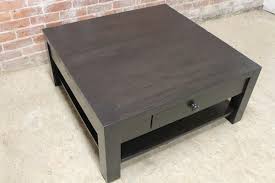 The table top can hold up to 50 lbs. Square Parsons Coffee Table Lake And Mountain Home