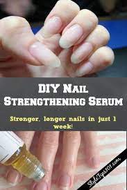 Diy Nail Strengthening Serum Nailserum Nailstrengthening Diybeauty Nail Strengthener Diy Nails Diy Serum