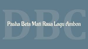 Kunci Gitar Pasha Beta Mati Rasa Lagu Ambon Ungu kunci gitar pasha beta mati rasa lagu