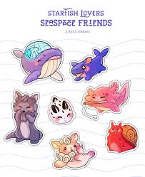 Buy Seaspace Friends starfish Lovers Webtoon Online in India - Etsy