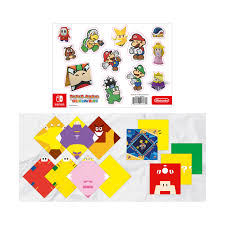 These drawers are longer than the previous version and folded differently. Paper Mario The Origami King Magnet Sheet And Origami Sheets Set Nintendo Official Uk Store